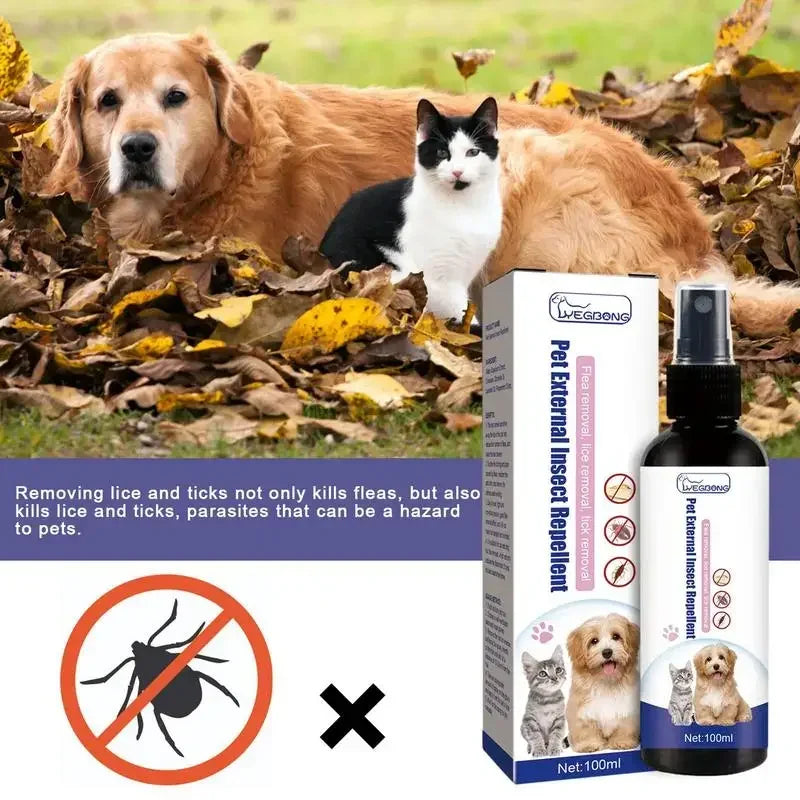 Natural Flea & Tick Spray for Dogs/Cats | USDA BioBased | EarthPawColletive
