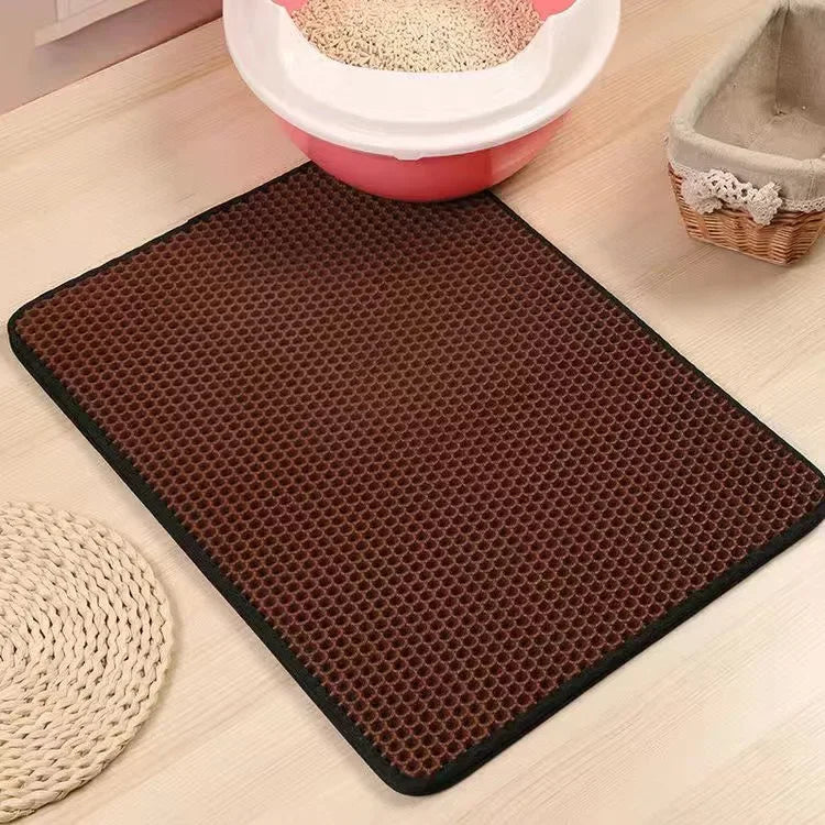 Cat Litter Mat | Double Layer Waterproof & Non-Slip | EarthPawColletive