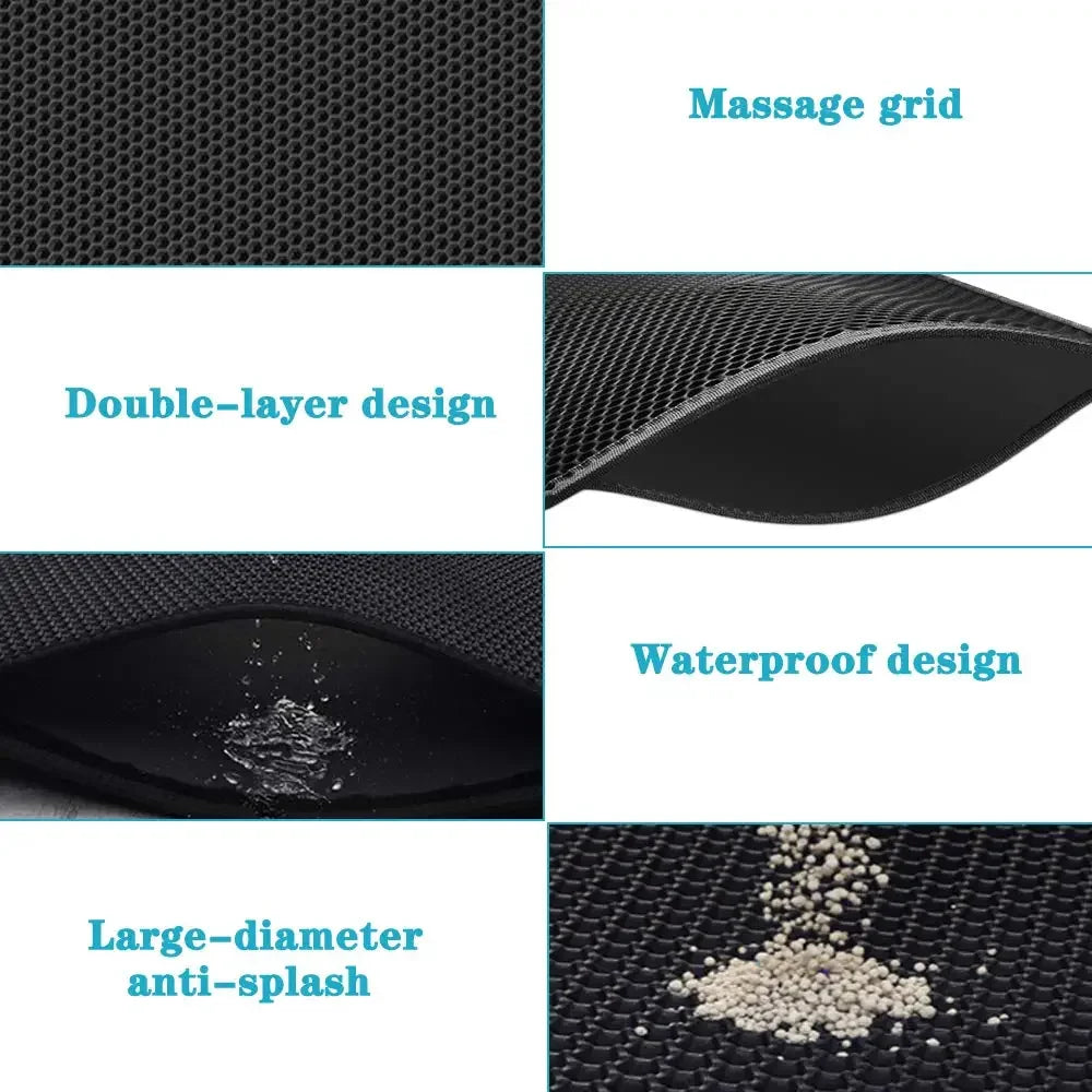 Cat Litter Mat | Double Layer Waterproof & Non-Slip | EarthPawColletive