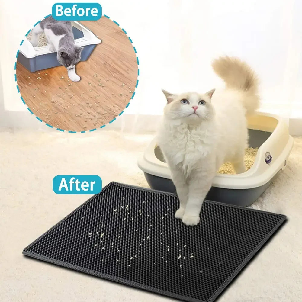 Cat Litter Mat | Double Layer Waterproof & Non-Slip | EarthPawColletive